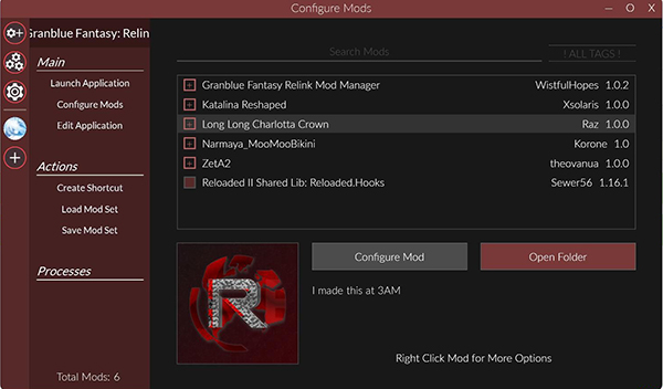 《碧藍(lán)幻想：Relink》MOD管理器