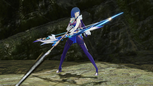 《怪物獵人：崛起》原神夜蘭外觀和武器外觀MOD