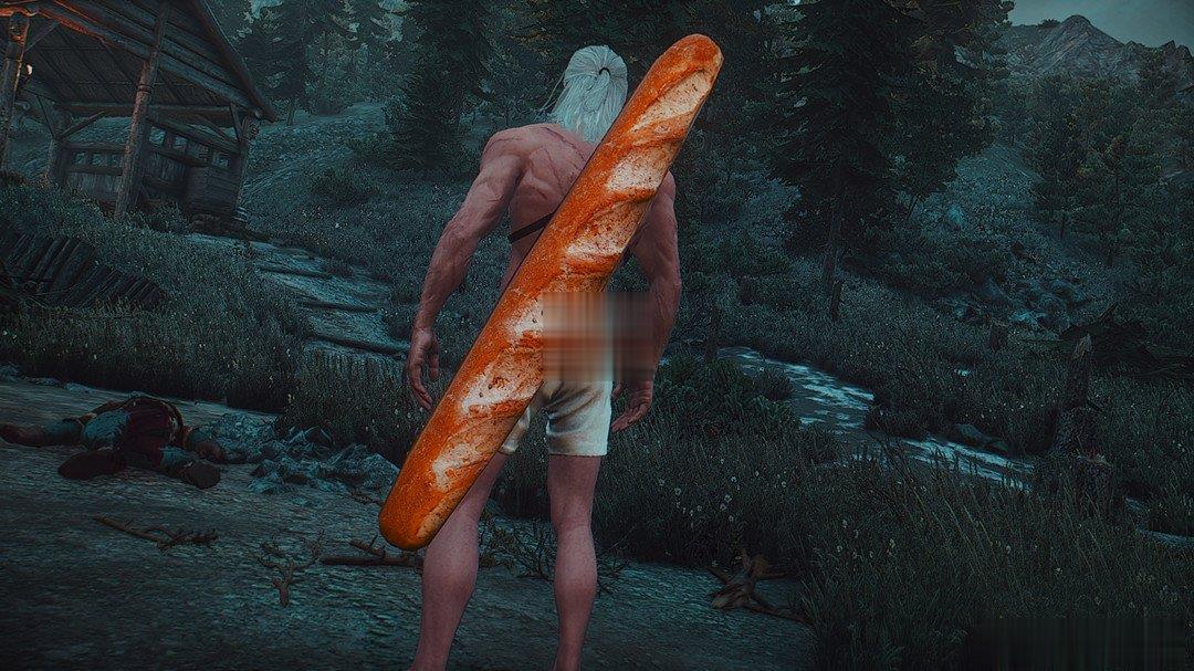 《巫師3：狂獵》法棍面包MOD