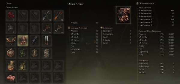 《艾爾登法環》所有盔甲無負重無防御MOD