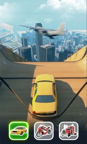 巨型坡道汽車跳躍