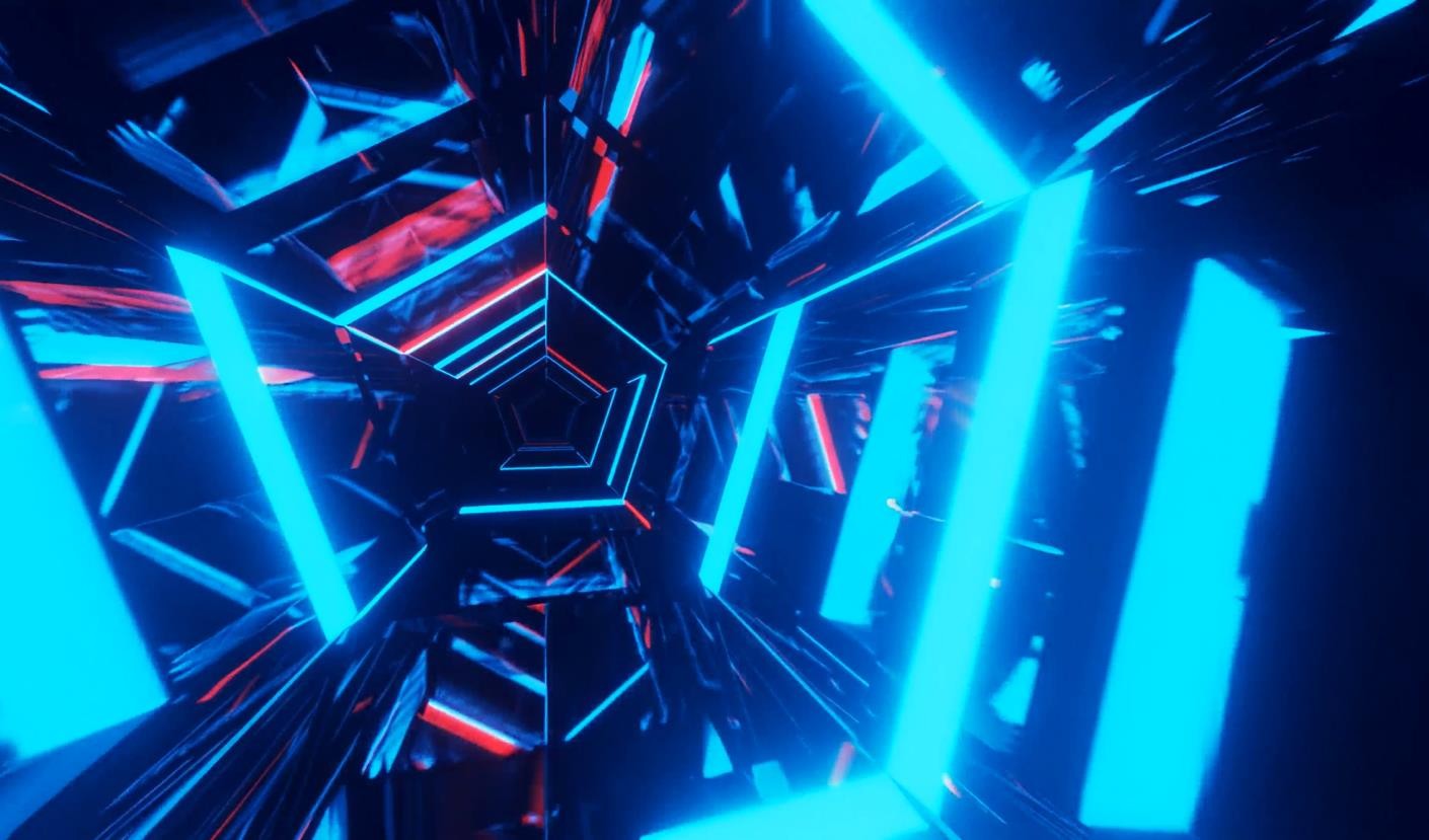 《Wallpaper Engine》五邊形隧道3D動態壁紙