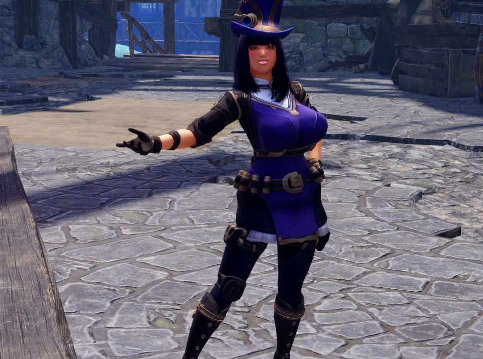《怪物獵人崛起：曙光》LOL女警替換公會宮殿套MOD