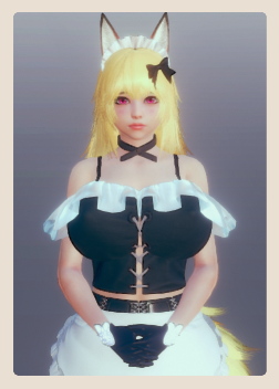 《AI少女》金發獸耳女仆小姐姐MOD