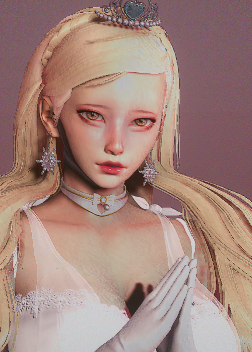 《AI少女》歐美風金發白衣御姐MOD