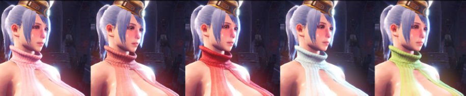《怪物獵人世界：冰原》性感高聚光滑油嫩女體MOD