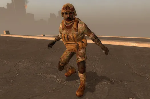 《求生之路2》特殊感染者Hunter美軍形象MOD