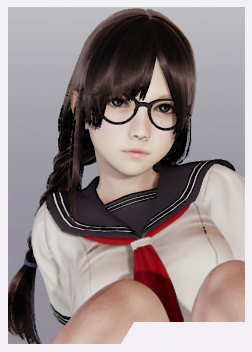 《AI少女》黑框眼鏡知性少女MOD
