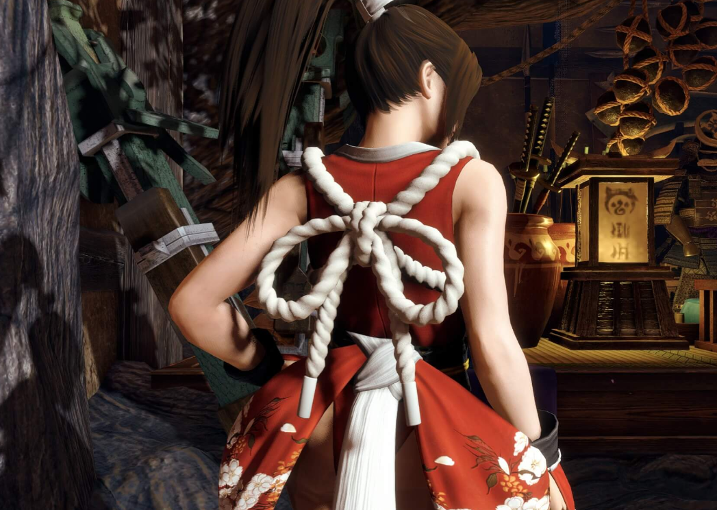 《怪物獵人崛起：曙光》性感不知火舞替換獵人套v1.01MOD