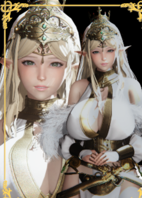 《AI少女》溫柔氣質性感精靈公主MOD