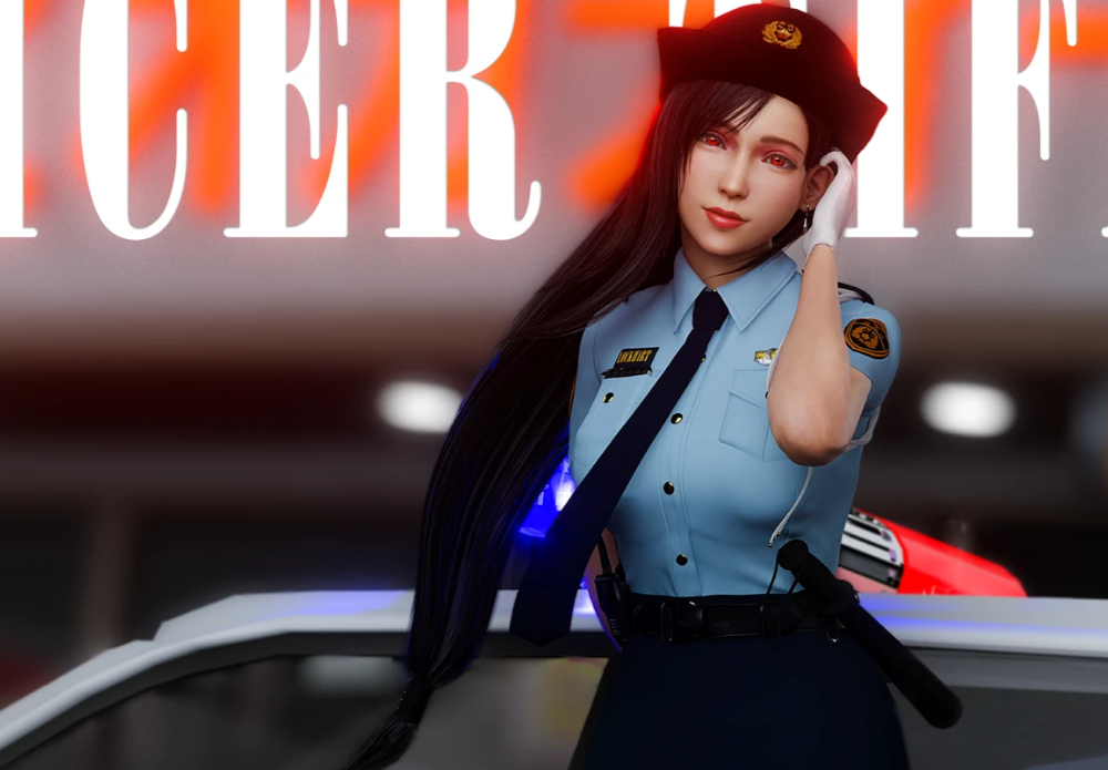 《最終幻想7：重制版》蒂法清純探員MOD