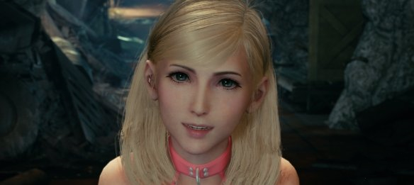《最終幻想7：重制版》愛麗絲黑色愛戀衣金發后馬尾MOD
