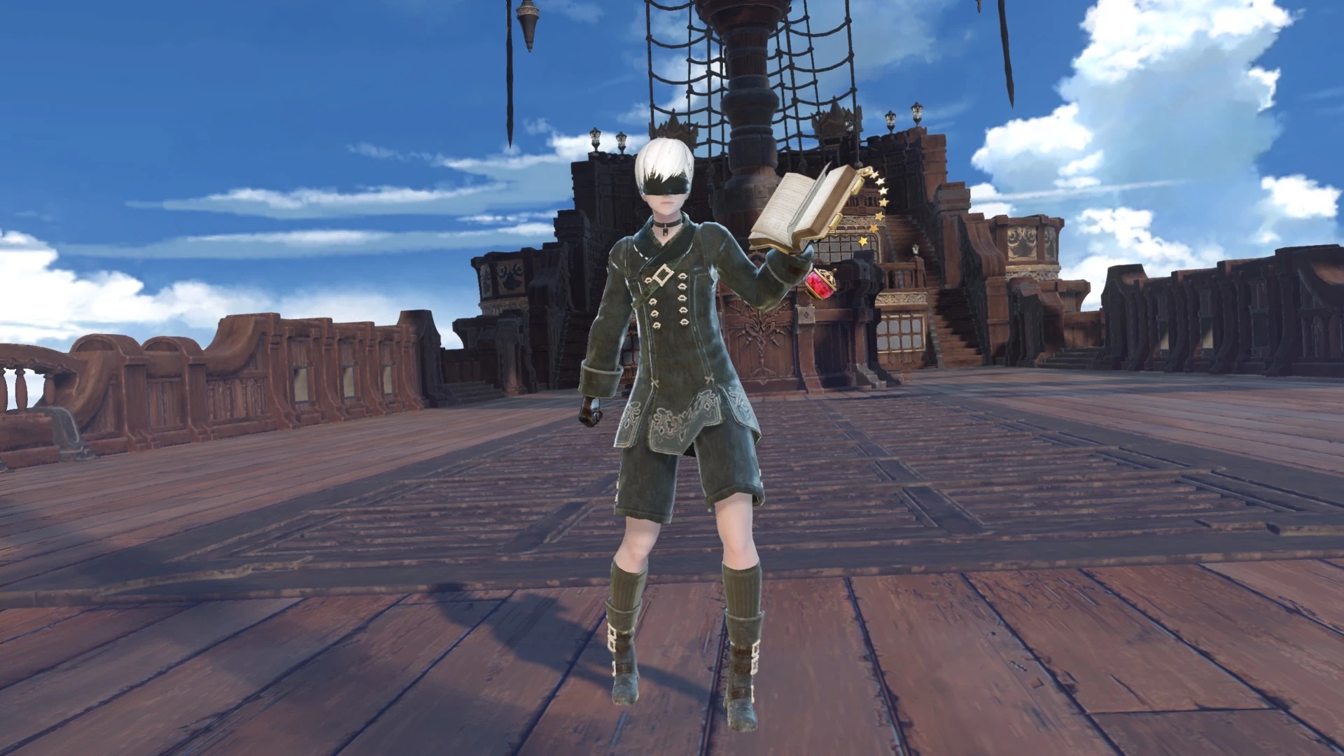 《碧藍(lán)幻想：RELINK》尼爾機(jī)械紀(jì)元9S替換卡莉奧斯特蘿MOD