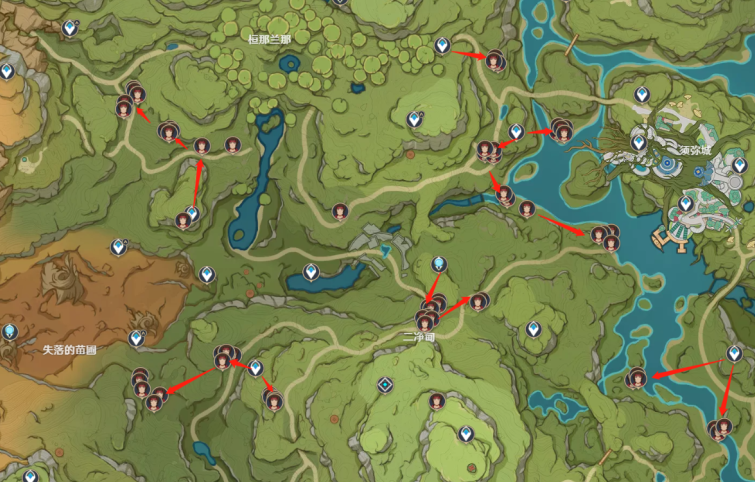 《原神》3.3版本紅綢分布位置一覽