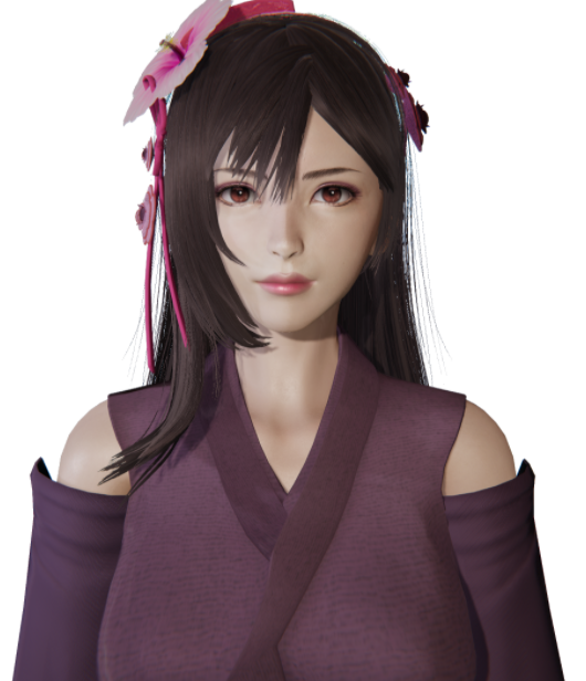 《AI少女》最終幻想7重制版異域風(fēng)情和服蒂法MOD