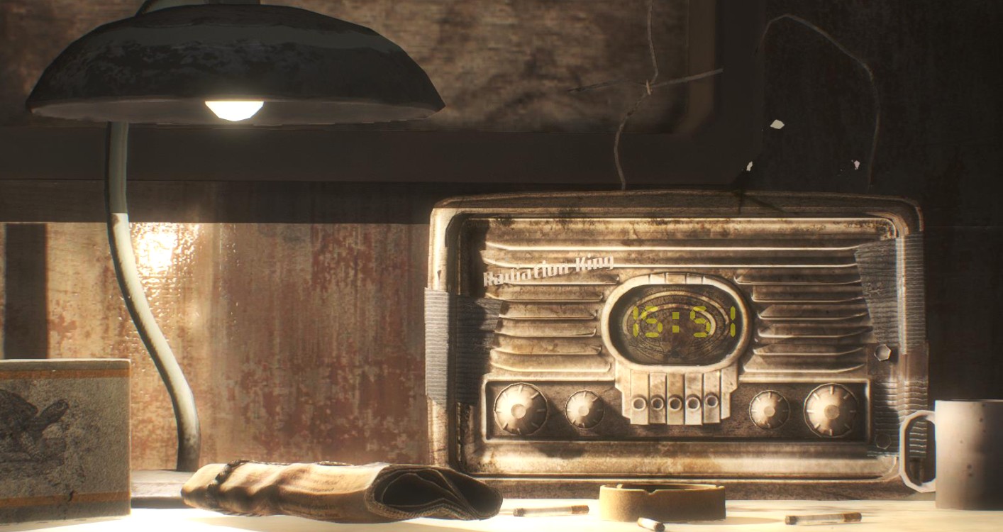 《Wallpaper Engine》輻射4老舊收音機記時動態壁紙