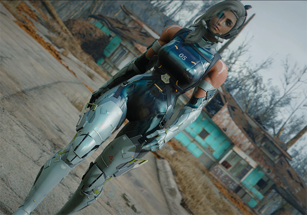 《輻射4》女武神斯克嘉莉德套裝MOD