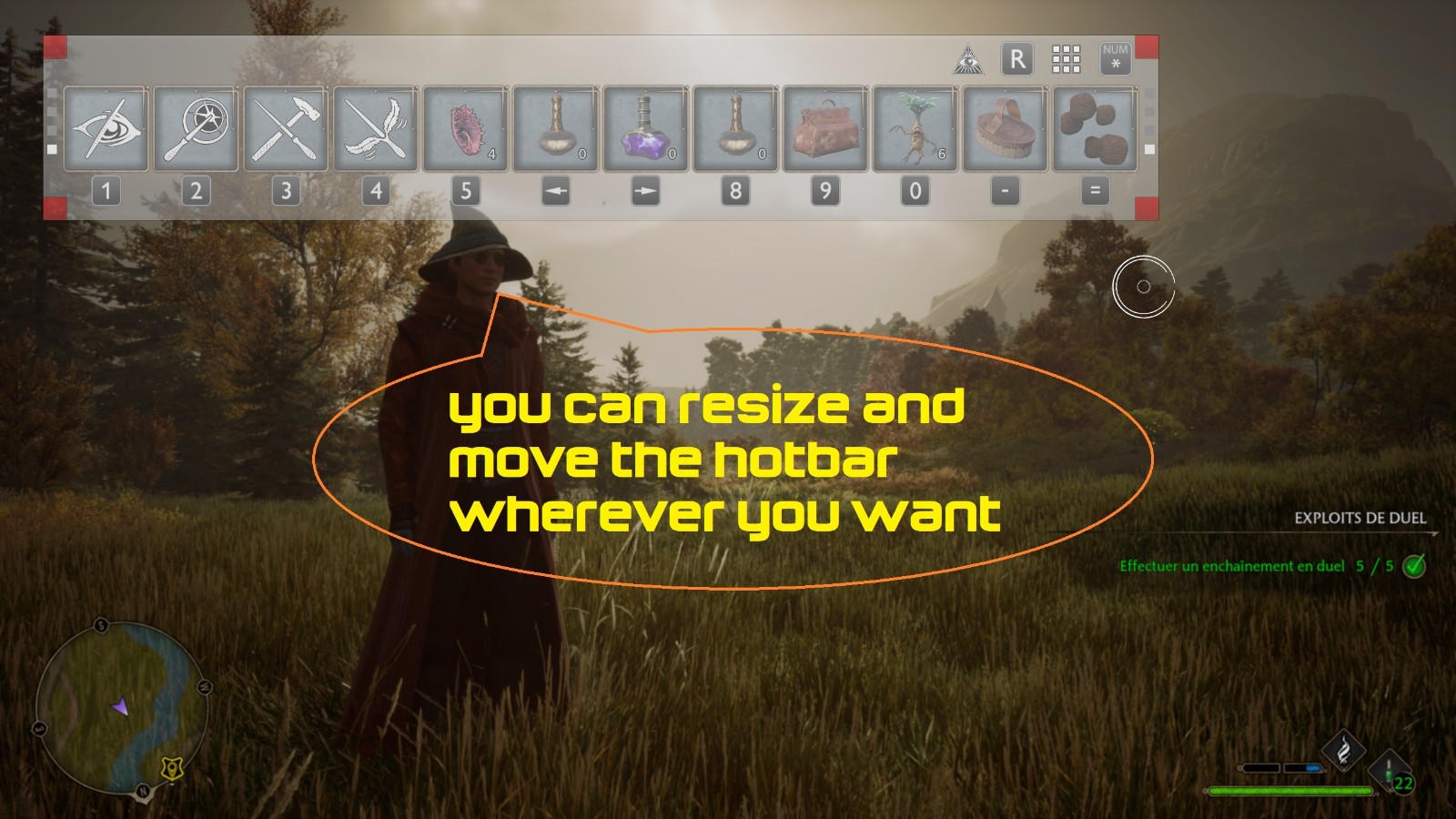 《霍格沃茨之遺》PC專屬擴展可調節熱鍵MOD