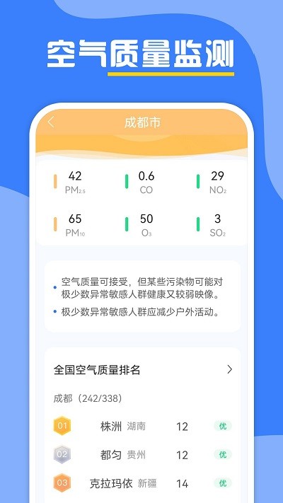 云天氣預報