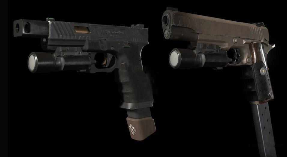 《生化危機8》獵狼小隊手槍包MOD