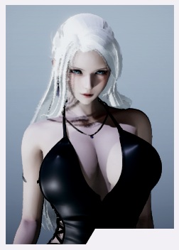 《AI少女》黑皮衣性感白發(fā)御姐MOD