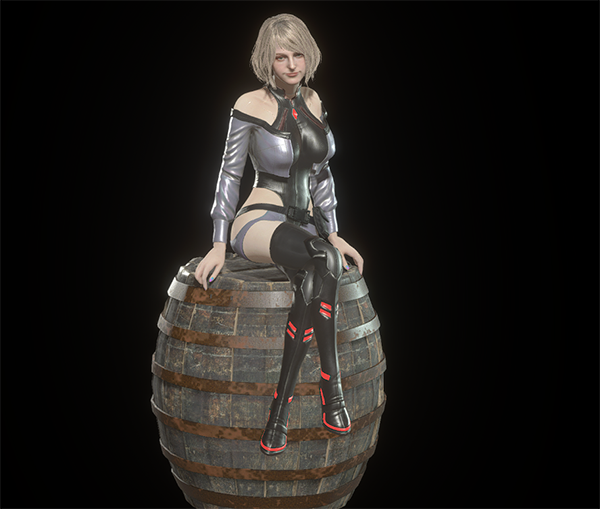 《生化危機4：重制版》阿什莉賽博朋克露西服裝MOD[正式版]