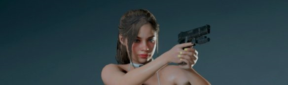 《生化危機2：重制版》克萊爾艾達泳池派對豐腴加量MOD