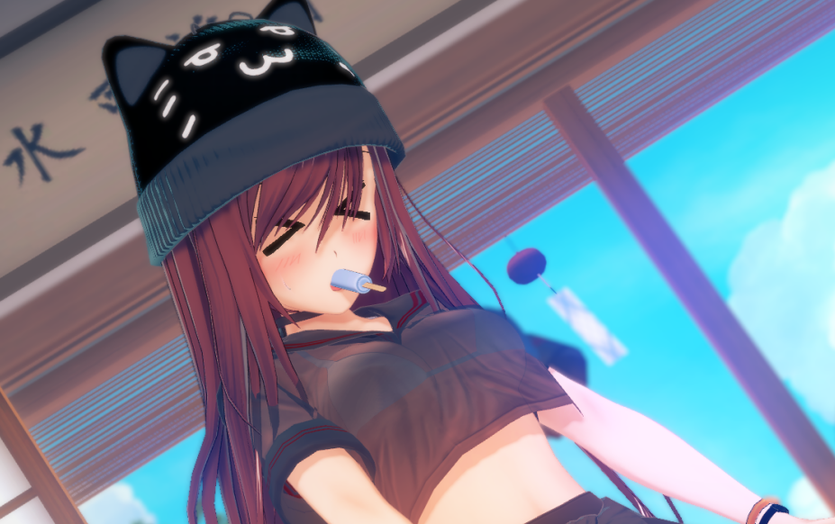 《戀活Sunshine》可愛黑色針織帽美少女MOD