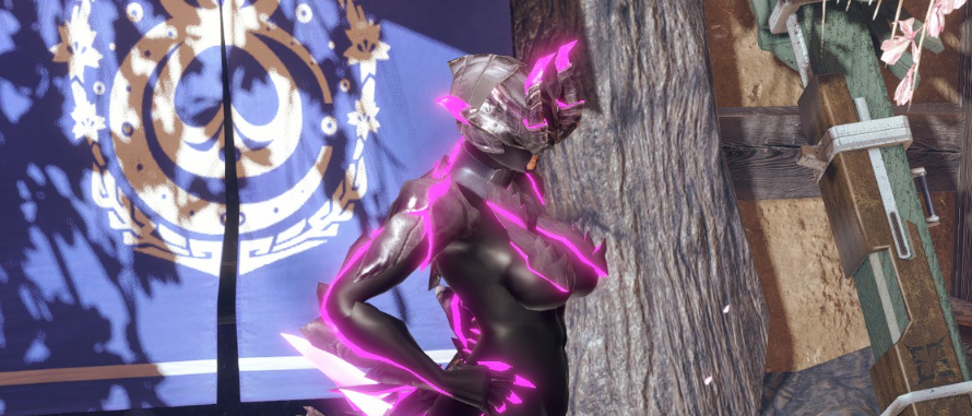 《怪物獵人崛起：曙光》暗夜緊身黑蝕龍套裝MOD