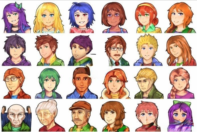 《星露谷物語》面包風動漫肖像包MOD