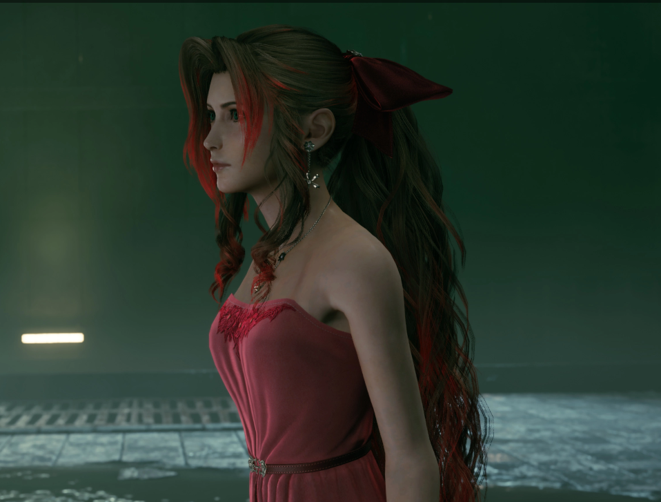 《最終幻想7：重制版》愛麗絲紅色發梢MOD
