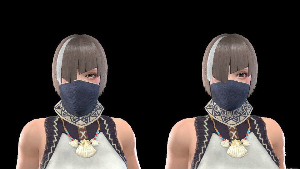《怪物獵人：崛起》MadyHeim的面部圍巾修改MOD