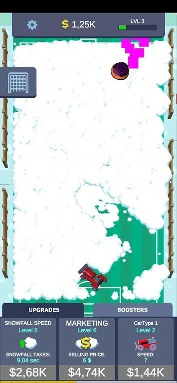 放置雪地清潔