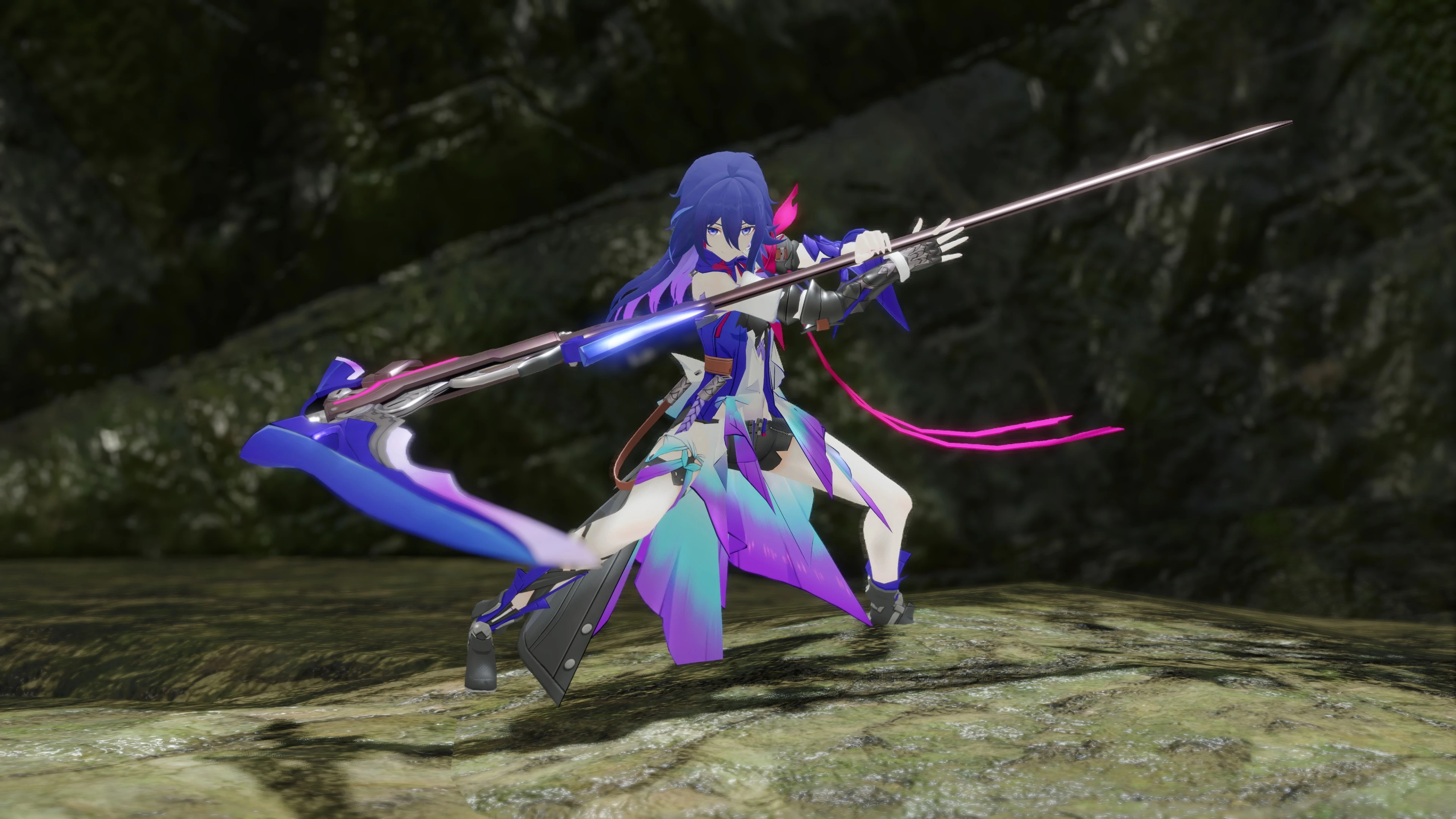 《怪物獵人：崛起》崩壞：星穹鐵道希兒外觀和武器外觀MOD