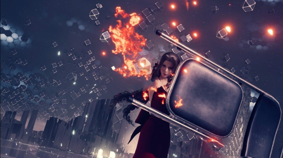 《最終幻想7：重制版》愛(ài)麗絲魔杖趣味外觀MOD