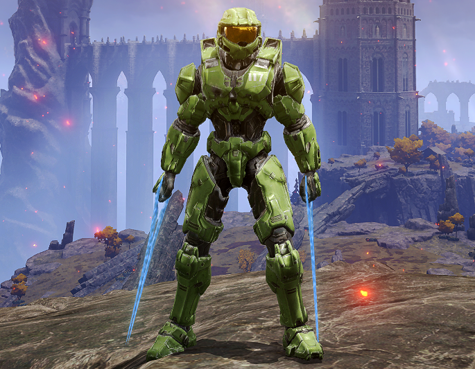 《艾爾登法環》光環士官長動力鎧甲取代戈德里克士兵鎧甲v2.0MOD