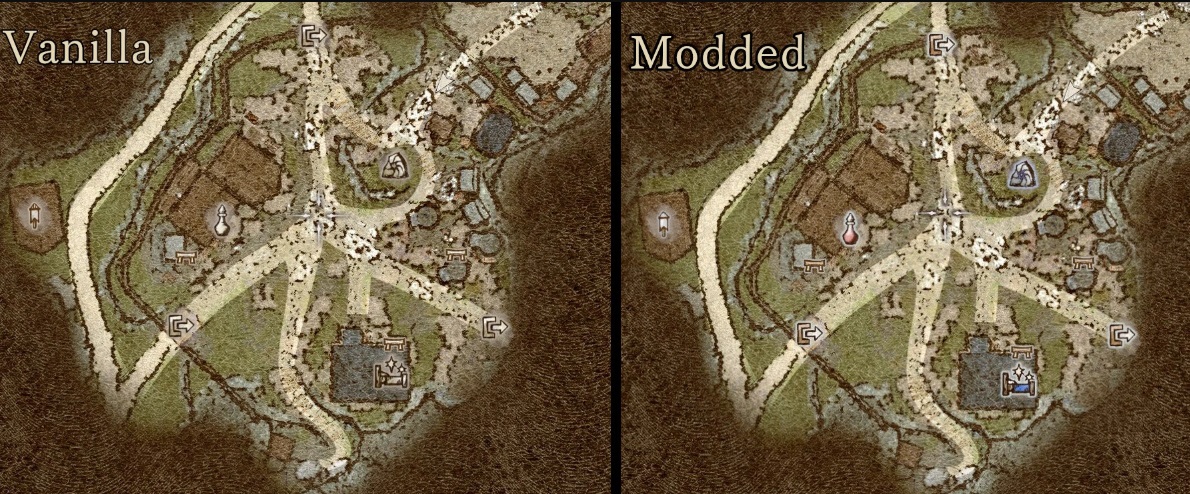 《龍之信條2》更好的UI之地圖圖標(biāo)MOD
