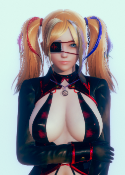 《AI少女》性感狂野金色雙馬尾御姐MOD