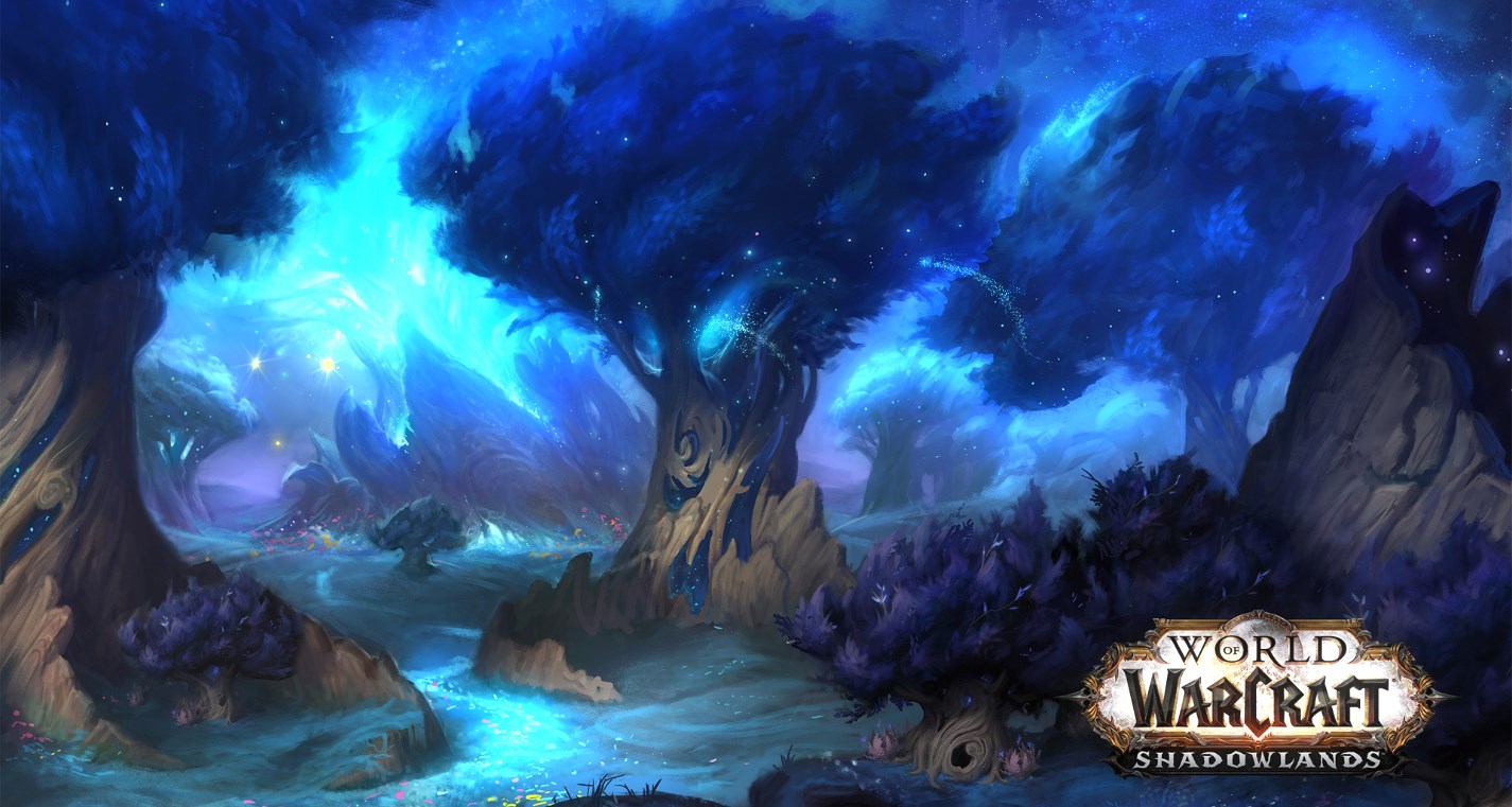 《Wallpaper Engine》魔獸世界精靈樹精美原畫動態壁紙
