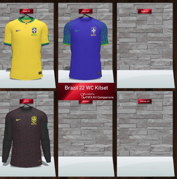 《FIFA 22》巴西2022世界杯球衣包