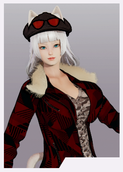 《AI少女》貓耳蘑菇帽白發美少女MOD