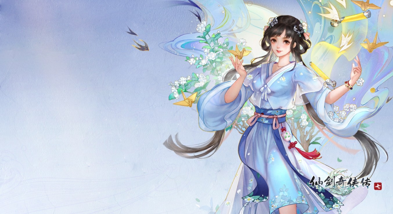 《Wallpaper Engine》仙劍奇俠傳七白茉晴動態壁紙
