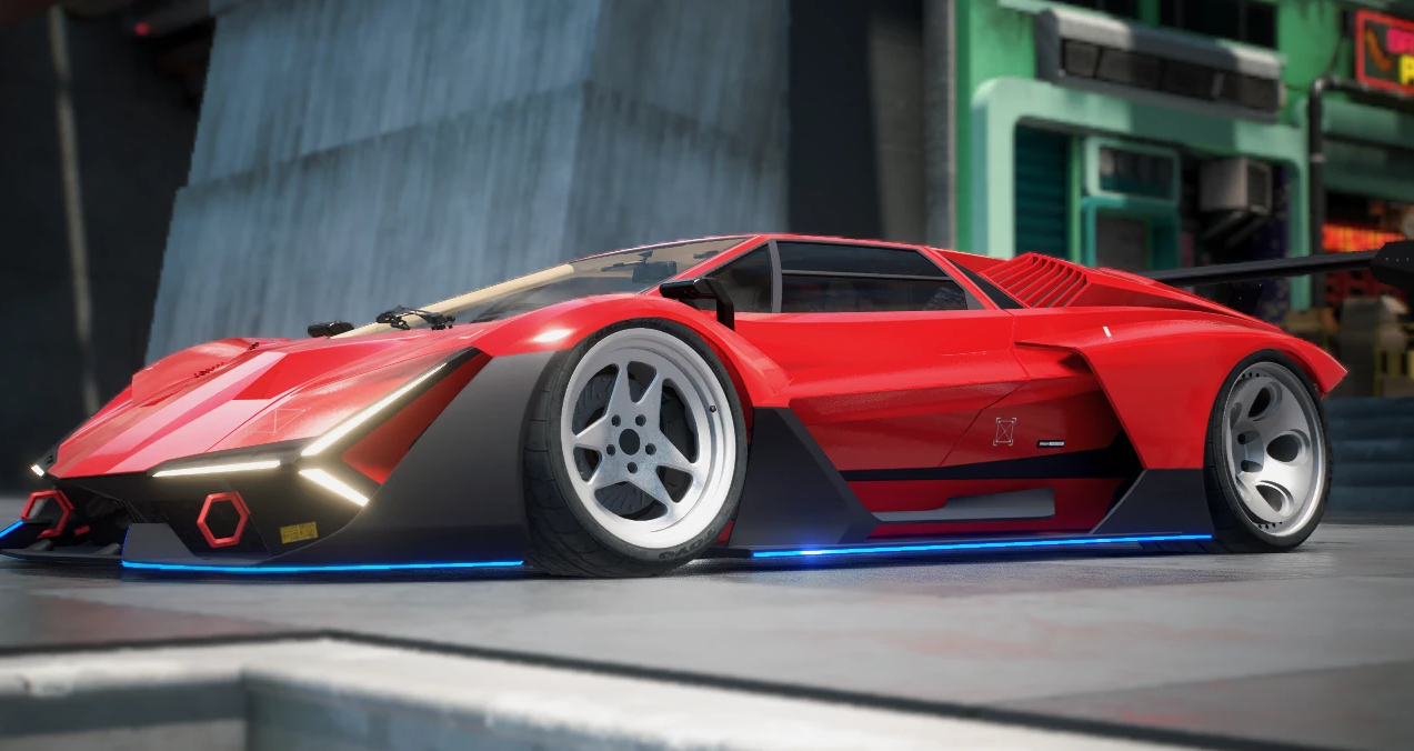 《賽博朋克2077》蘭博基尼Countach跑車MOD[支持v2.02]