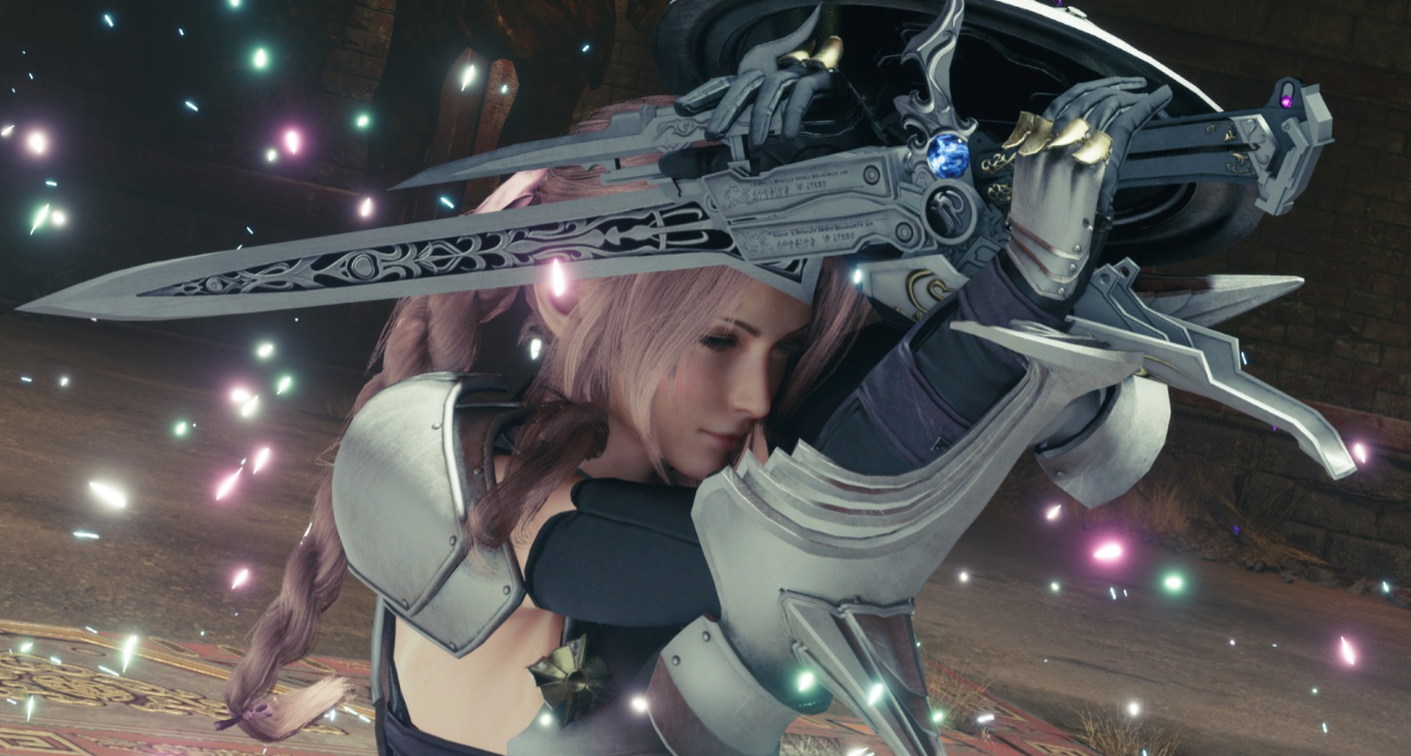 《最終幻想7：重制版》愛麗絲cosFF13女武神雷光MOD