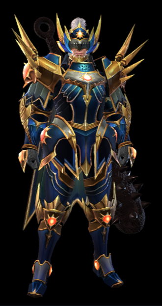 《怪物獵人：崛起》男星騎士盔甲MOD