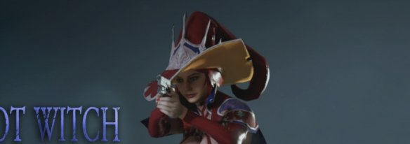 《生化危機2：重制版》克萊爾火熱紅衣魔女MOD