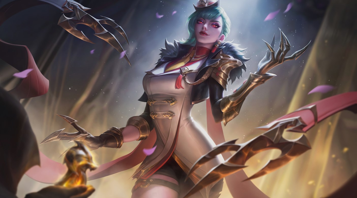 《Wallpaper Engine》LOL緋金魅影伊芙琳皮膚原畫動(dòng)態(tài)壁紙