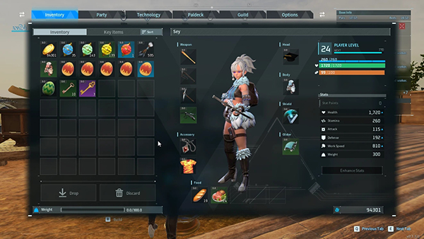 《幻獸帕魯》物品無重量MOD
