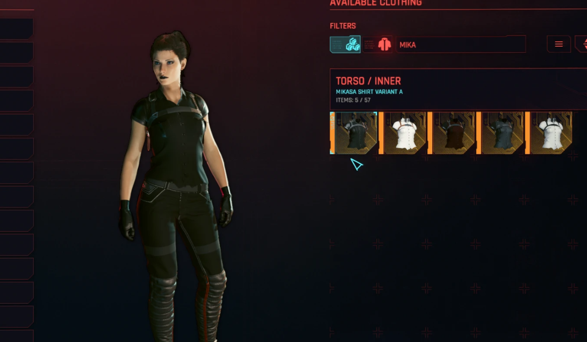 《賽博朋克2077》HystEBB巨人三笠上衣MOD[支持v2.02]