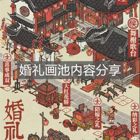 《江南百景圖》婚禮畫池內(nèi)容分享
